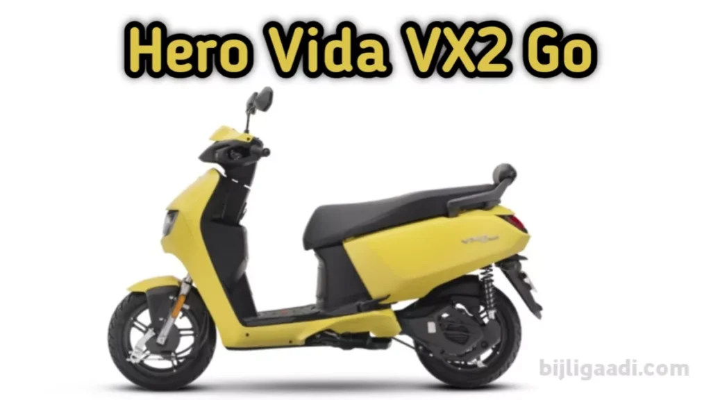 Hero Vida VX2 Go electric scooter with removable portable battery